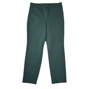 Old Navy Sz 6 Dark Bottle High Rise Secret Smooth Pockets Pixie Ankle Pants NEW